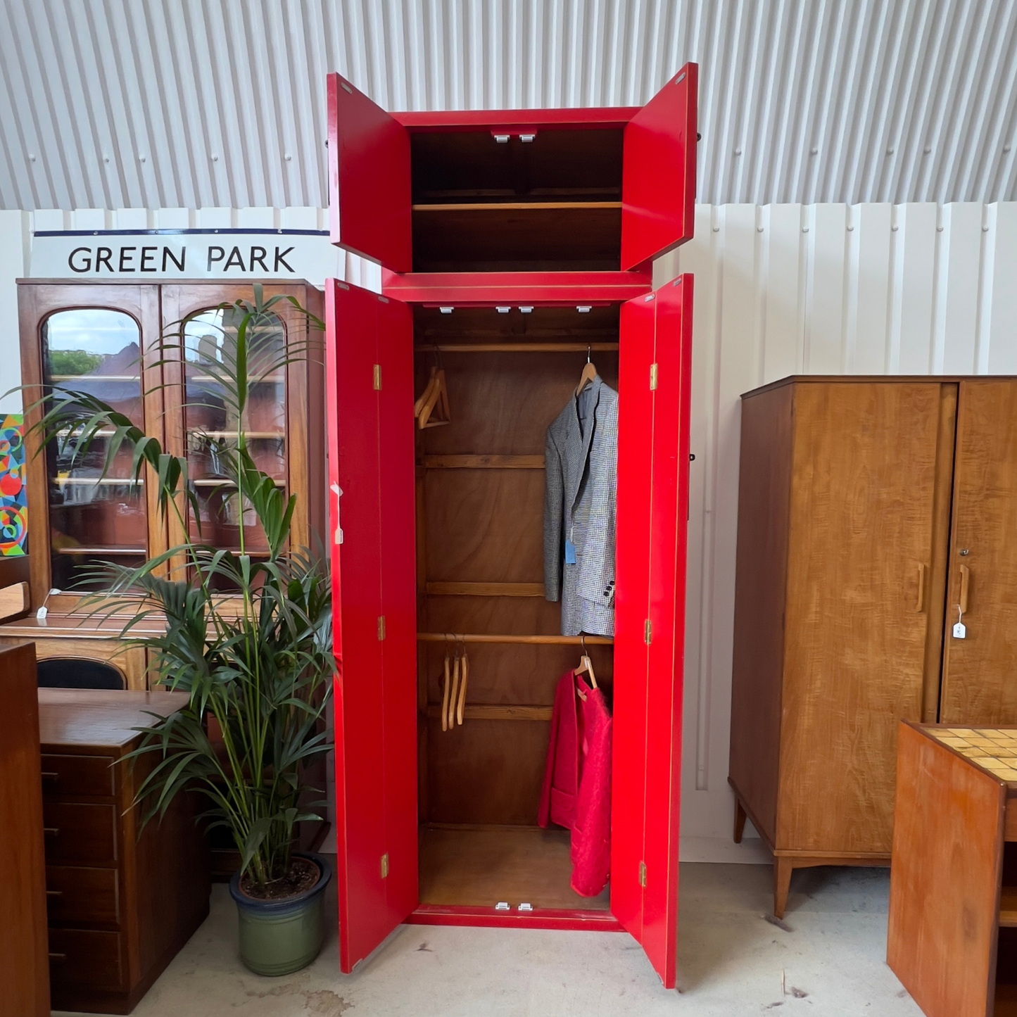 Handmade Bespoke Traditional Chinese Red Wardrobes