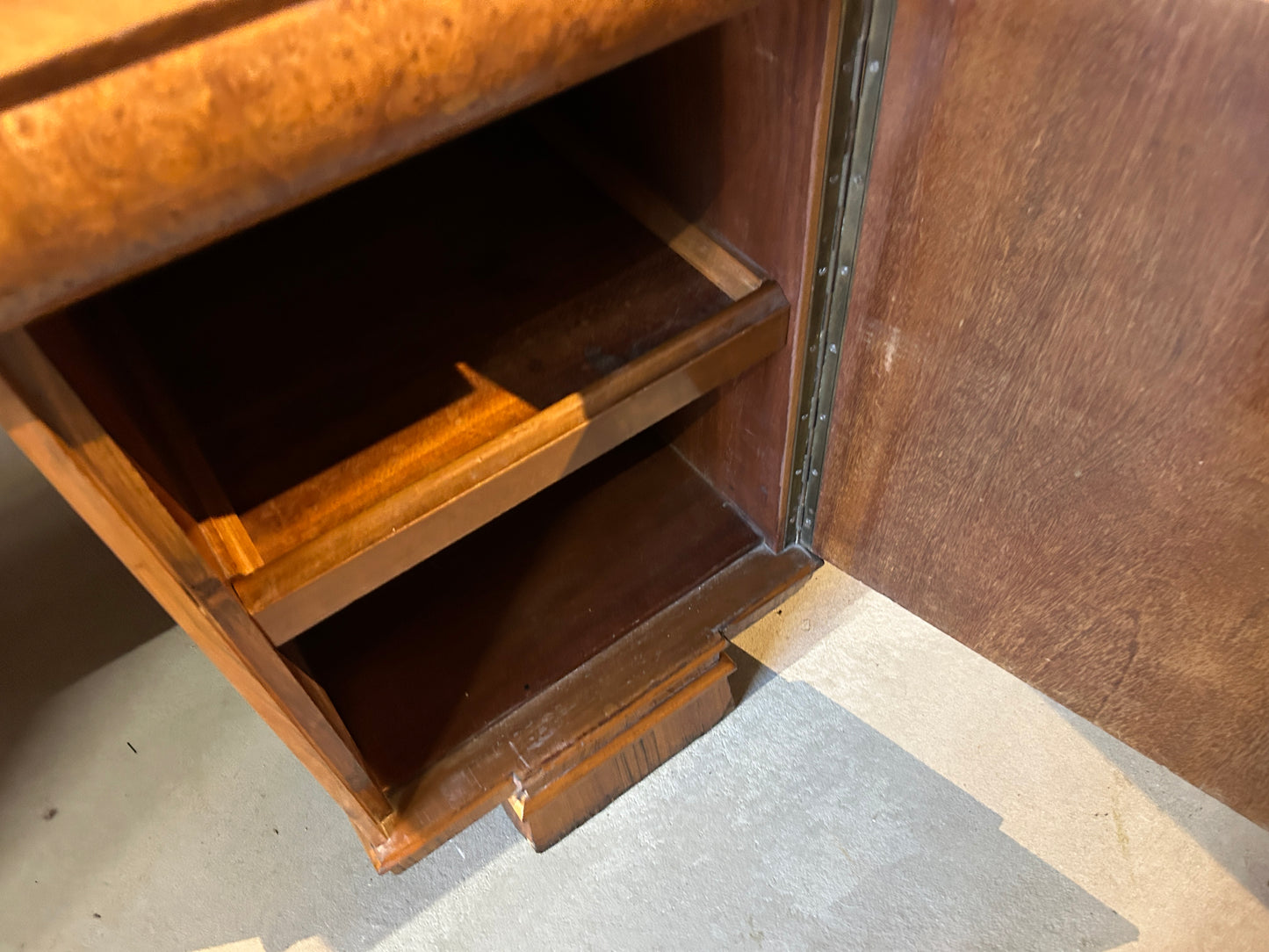 Art Deco Walnut Desk