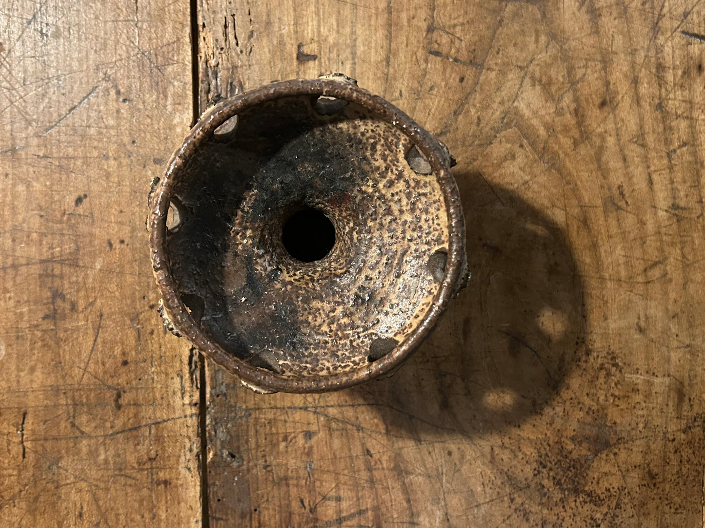MCM Ceramic Studio Pottery Candlestick Holder