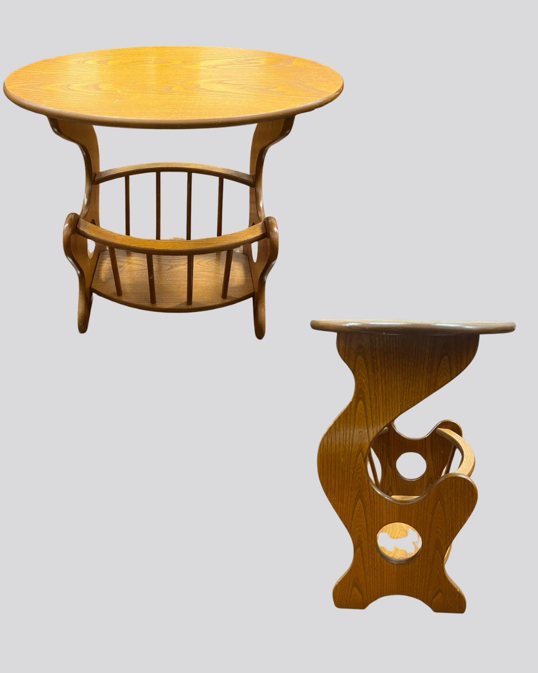 Teak Magazine Rack