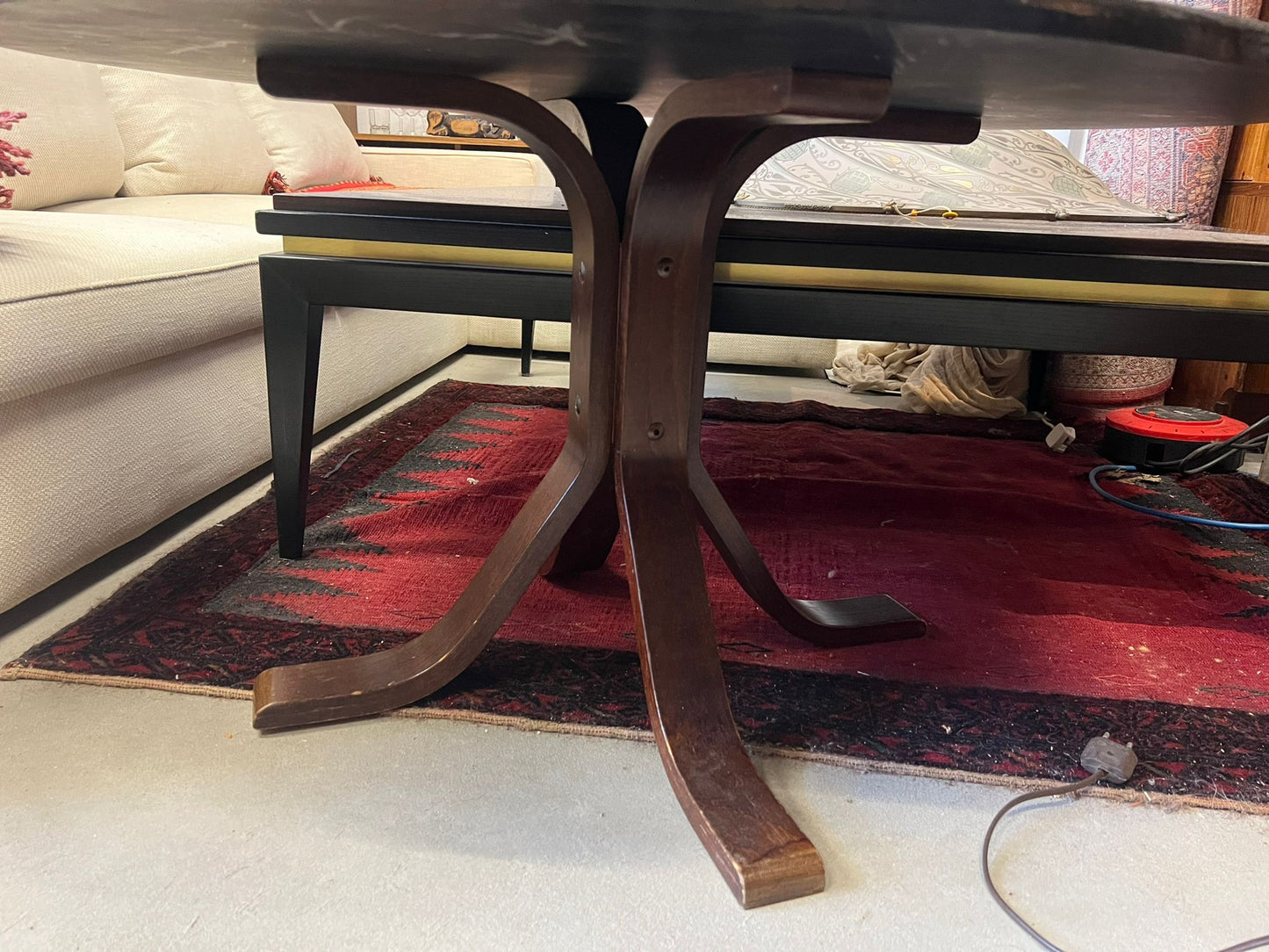 Mid-Century Norwegian Round Coffee Table