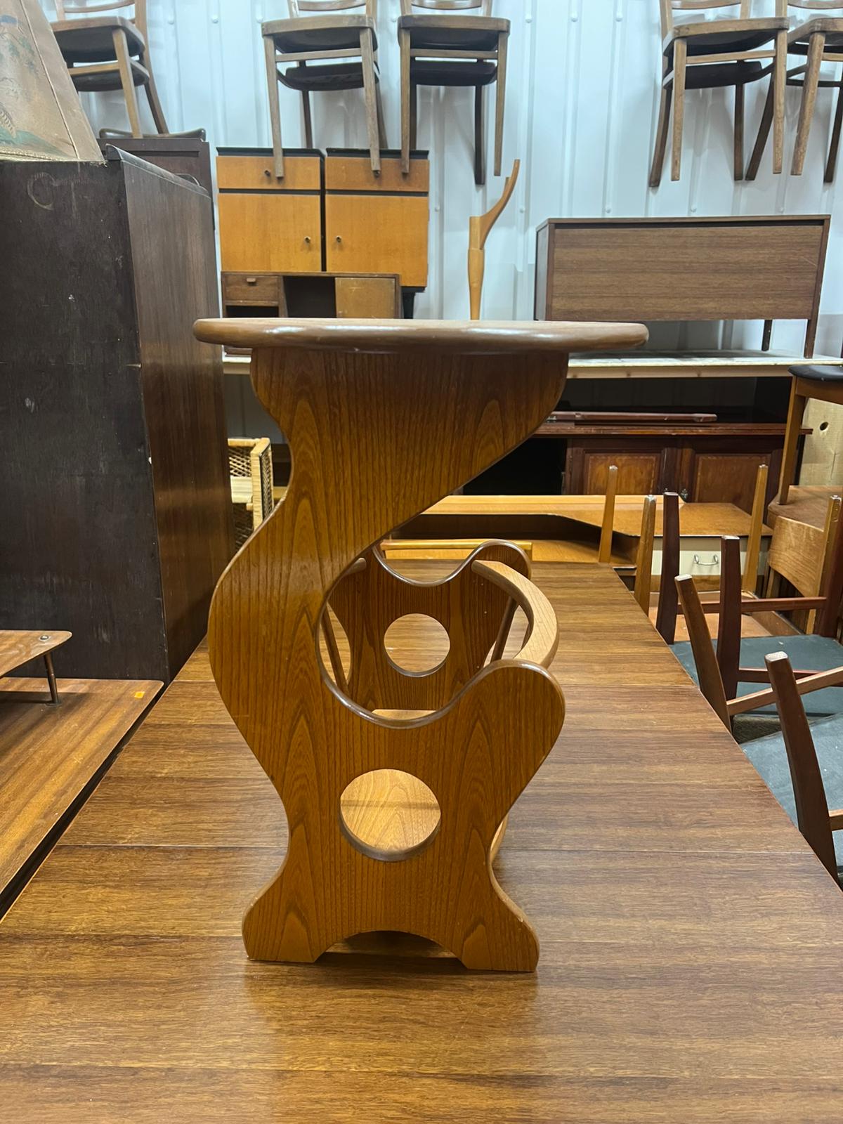 Teak Magazine Rack