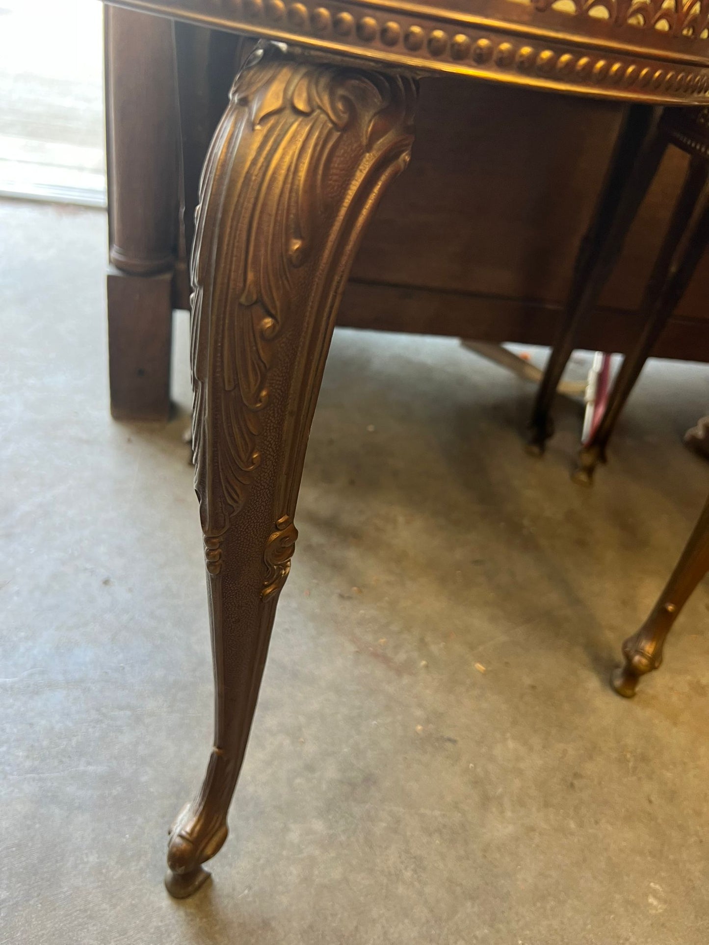Hollywood Regency Onyx Nesting Table Set
