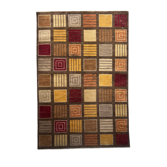 Multicolor Gabbeh Square Design