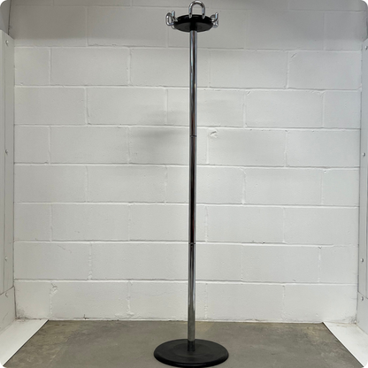 Rexite Coat Stand Chrome and Black Metal