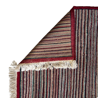 Multi-Coloured Striped Gabbeh Rug