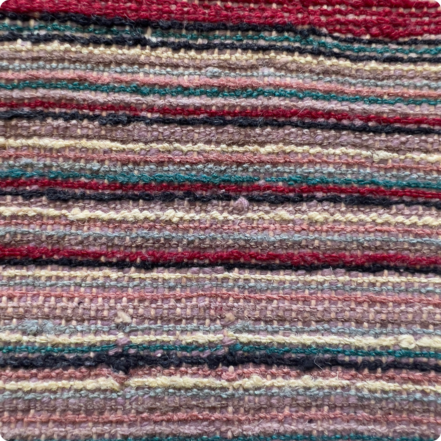 Multi-Coloured Striped Gabbeh Rug