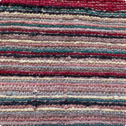 Multi-Coloured Striped Gabbeh Rug