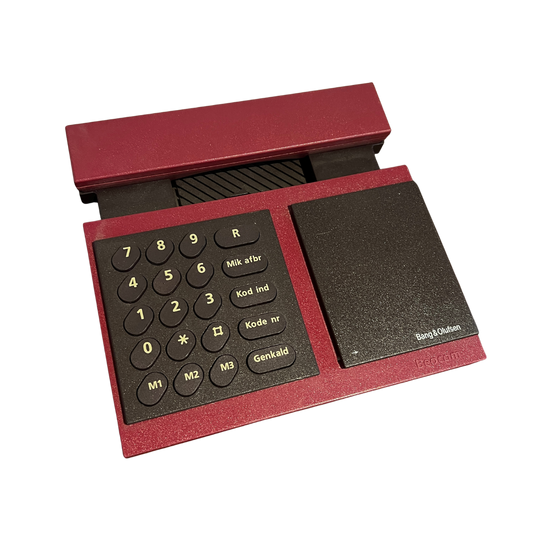 Bang & Olufsen Beocom 6000 - Iconic Danish Mid-Century Modern Telephone - Red