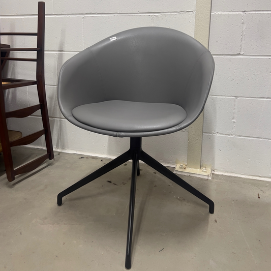 Allermuir Swivel Bucket Chair in Grey