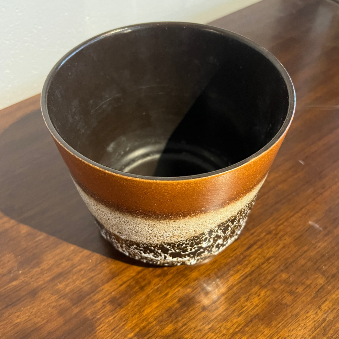 West German Pottery Planter - Mid-Century Modern