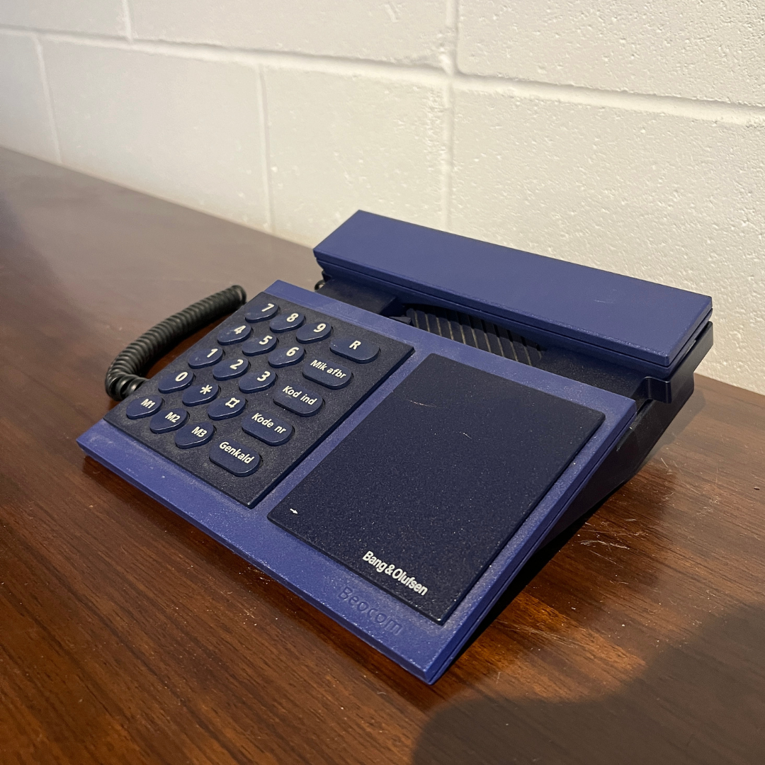 Bang & Olufsen Beocom 6000 - Iconic Danish Mid-Century Modern Telephone - Blue