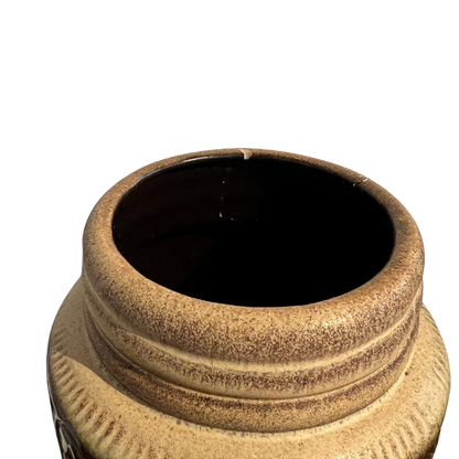 West German Pottery Floor Vase - Mid-Century Modern