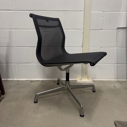 Charles Eames Vitra EA108 Mesh Chair in Black