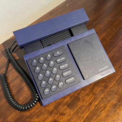 Bang & Olufsen Beocom 6000 - Iconic Danish Mid-Century Modern Telephone - Blue