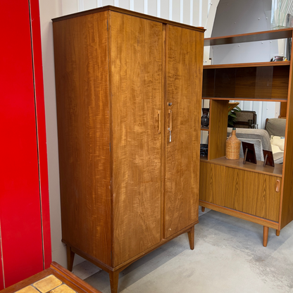 Mid Century AC Alfred Cox Walnut Wardrobe