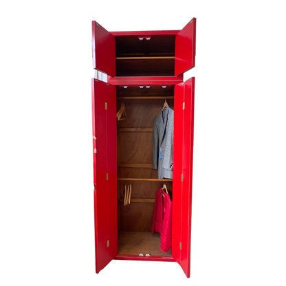 Handmade Bespoke Traditional Chinese Red Wardrobes