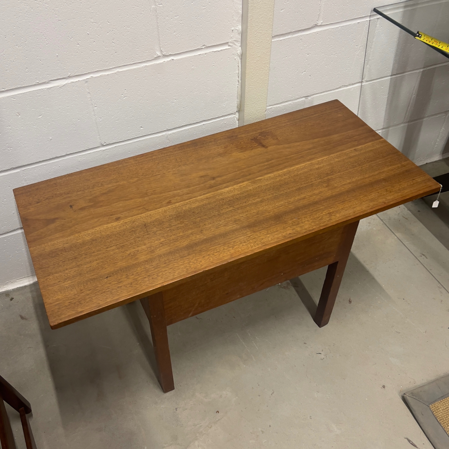 Versatile Wood Table with Hidden Storage