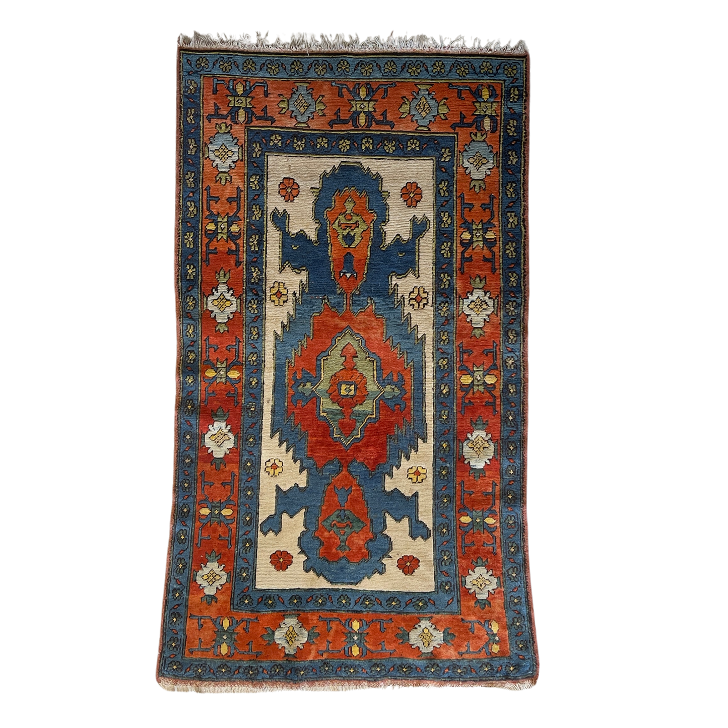 Antique Kazakh Area Rug