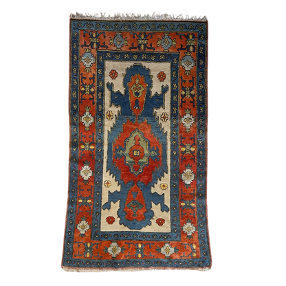 Antique Kazakh Area Rug