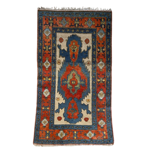 Antique Kazakh Area Rug