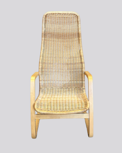 Vintage Ikea Wicker Armchair