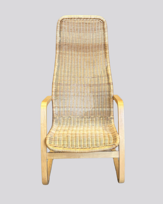 Vintage Ikea Wicker Armchair