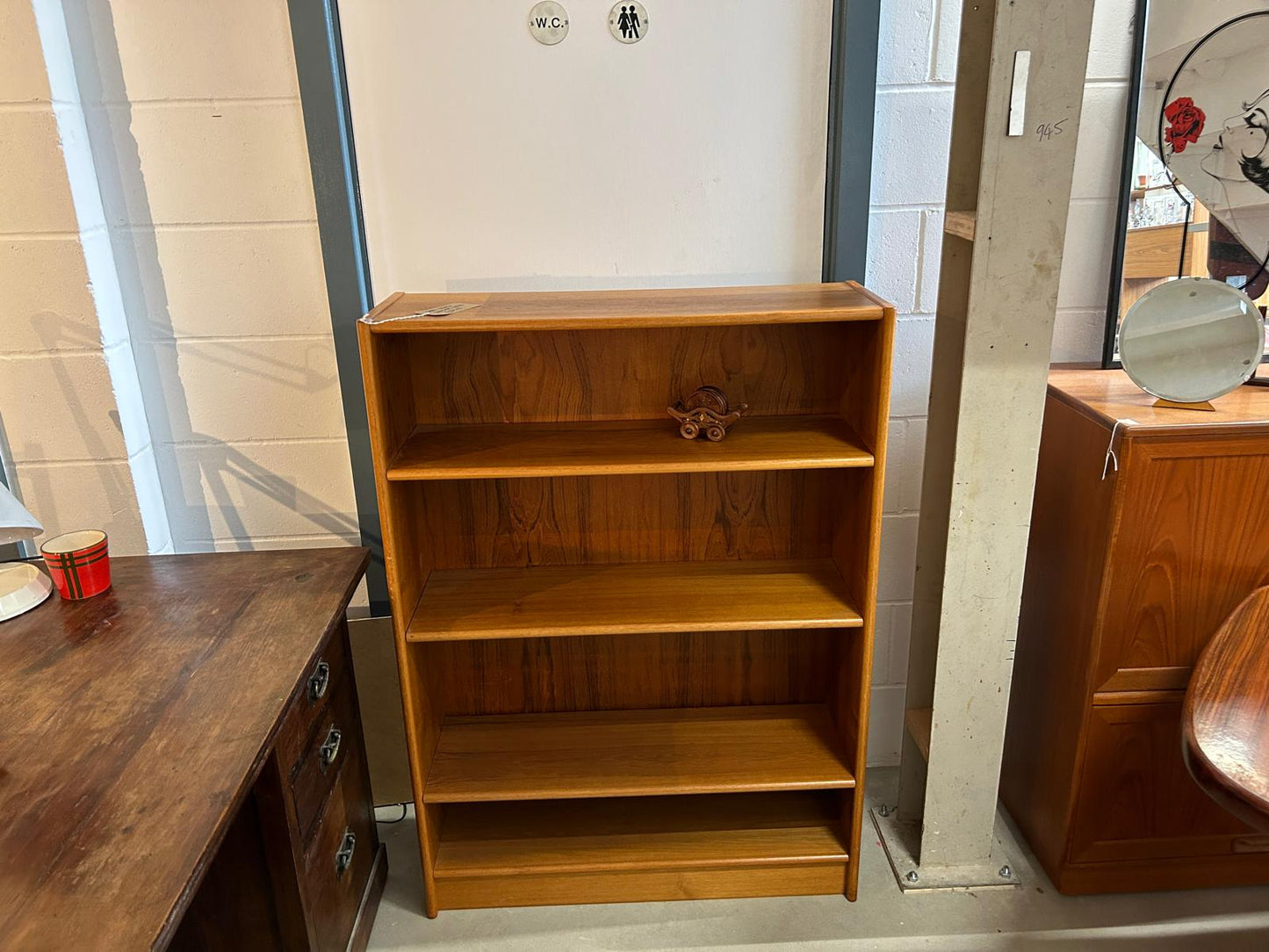 1960s Danish Modern Teak Bookcase