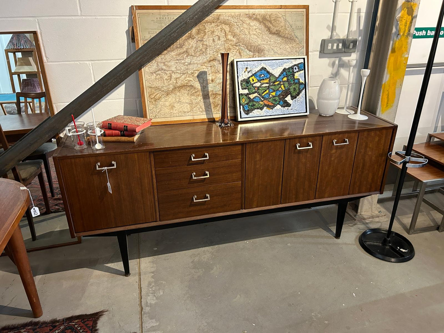 1970s Mid Century Nathan Tola Wood Sideboard