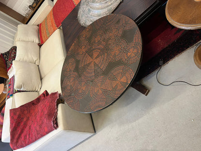 Mid-Century Norwegian Round Coffee Table