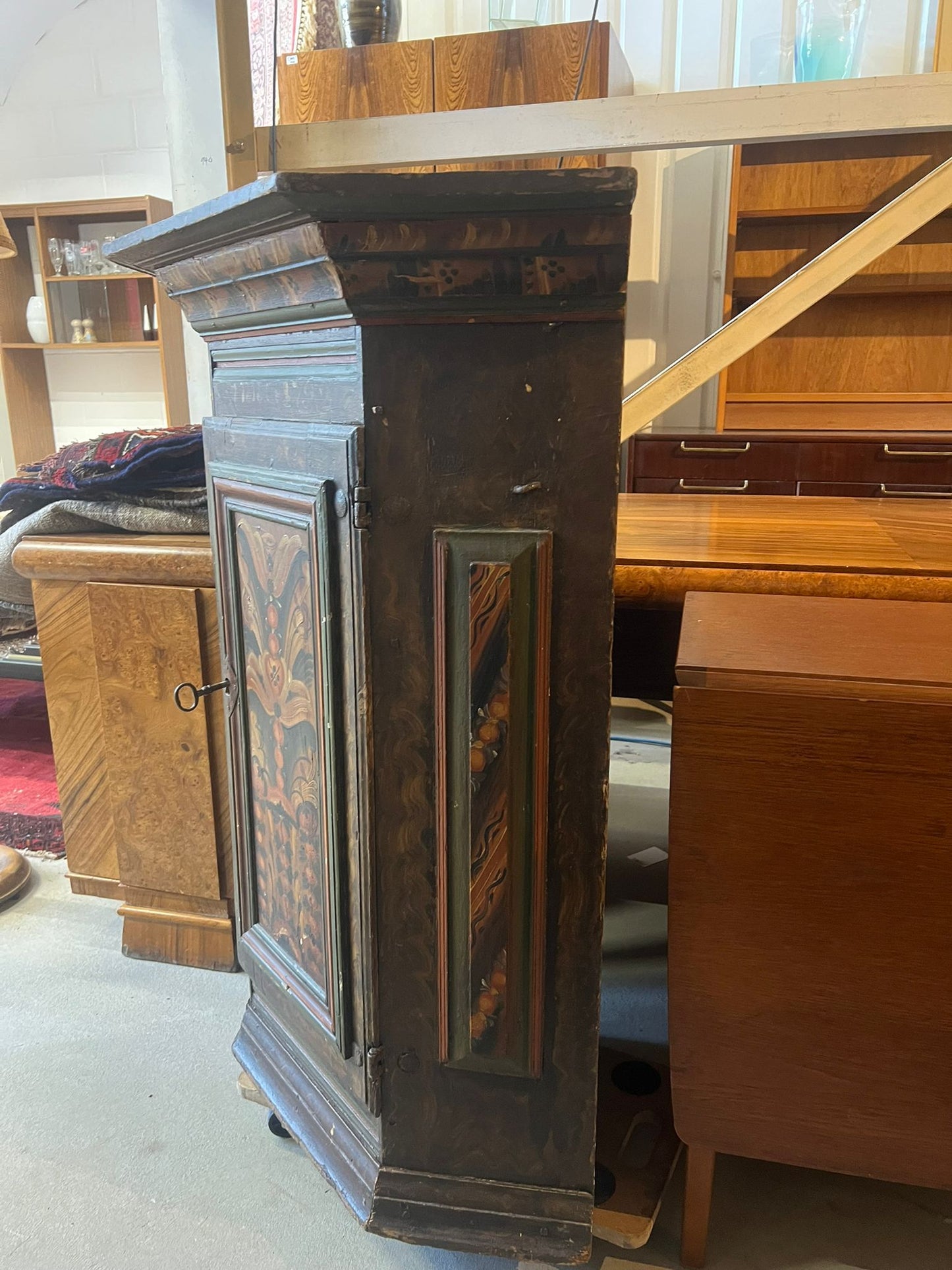 18th Century Allmöge Corner Cabinet