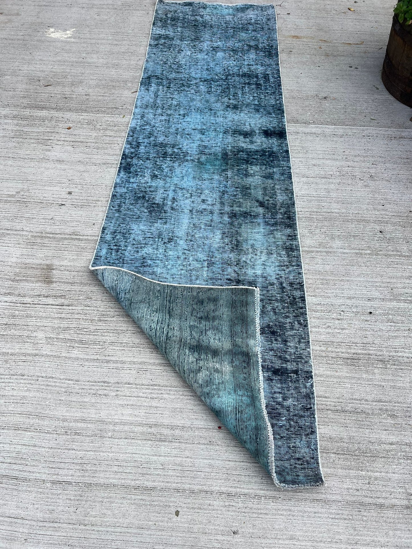 Indigo overdyed Oushack Runner