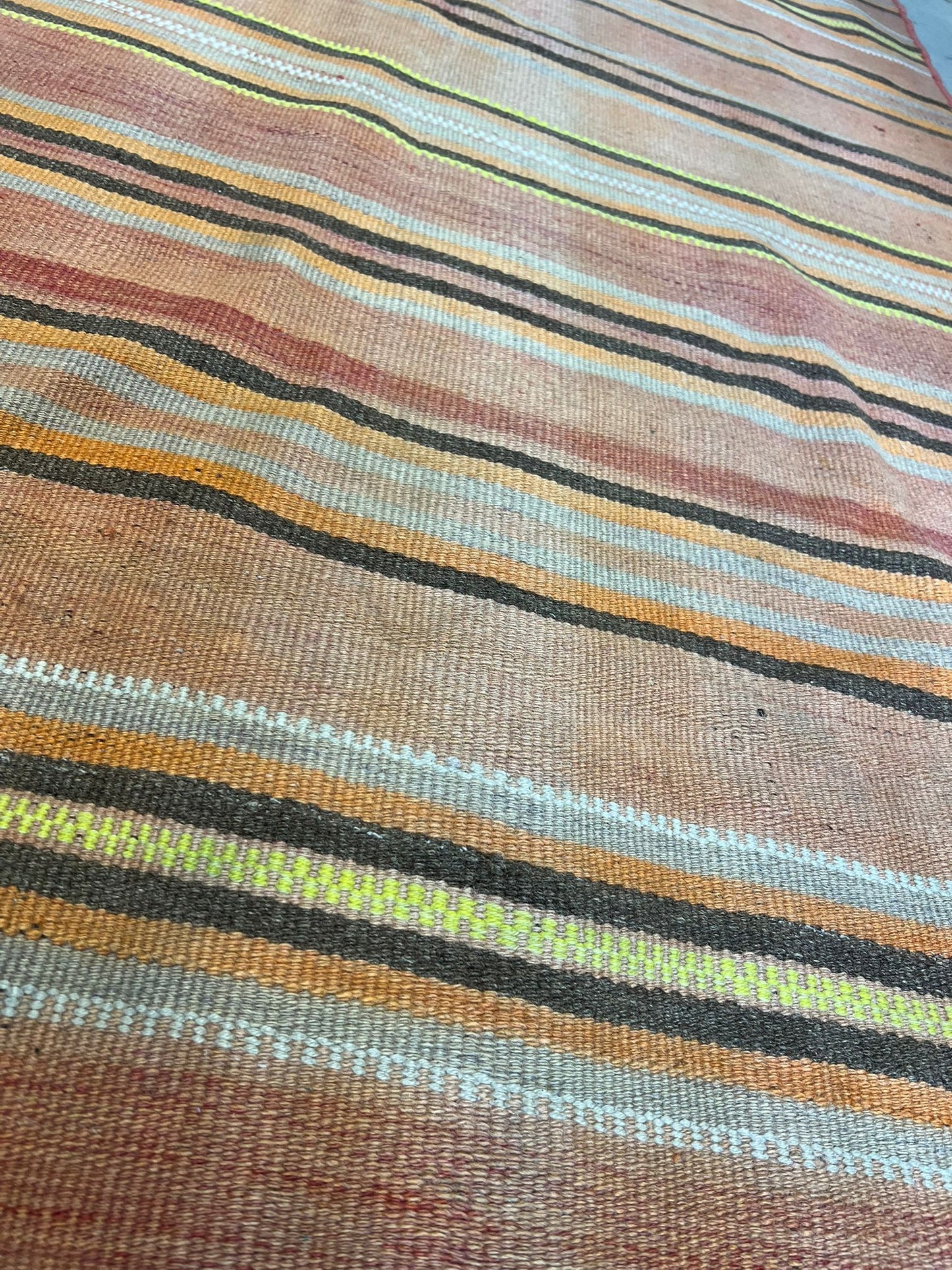 Striped Afgani Kilim Rug