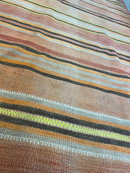 Striped Afgani Kilim Rug