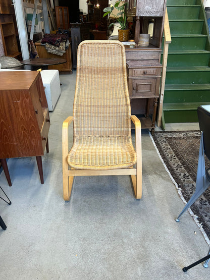 Vintage Ikea Wicker Armchair